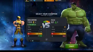 Capture d'écran de Marvel Contest of Champions 2