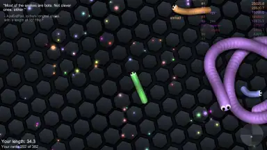 Capture d'écran de slither.io 10
