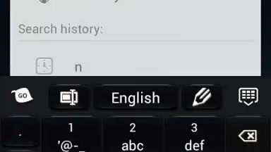 Capture d'écran de Black Style Keyboard 1
