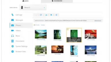 Capture d'écran de G Cloud Backup 3