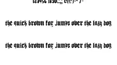 Capture d'écran de Gothic Fonts 50 3