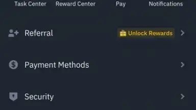 Capture d'écran de Binance 8