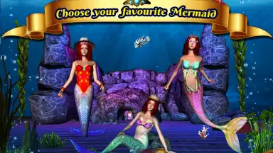 Capture d'écran de Cute Mermaid Simulator 3D 14
