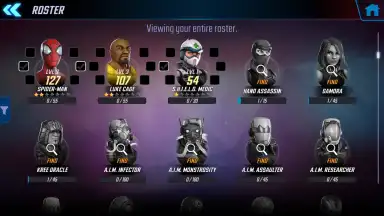 Capture d'écran de MARVEL Strike Force 3