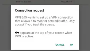Capture d'écran de VPN 365 3