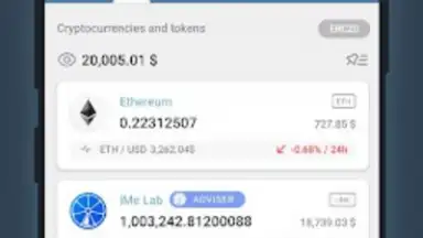 Capture d'écran de iMe Messenger & Crypto Wallet 4