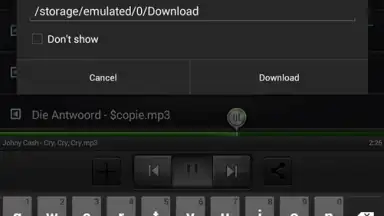 Capture d'écran de 4shared Music 1