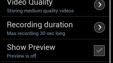 Capture d'écran de Secret Video Recorder (Android 1X) 9