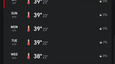 Capture d'écran de AccuWeather 2