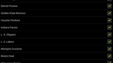 Capture d'écran de Basketball Livescore Widget 2