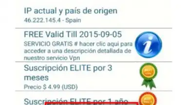 Capture d'écran de Internet Gratis 4G 2