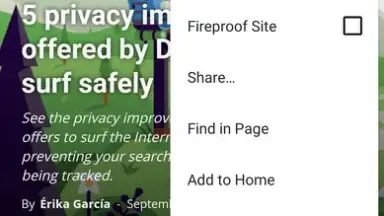 Capture d'écran de DuckDuckGo Private Browser 6