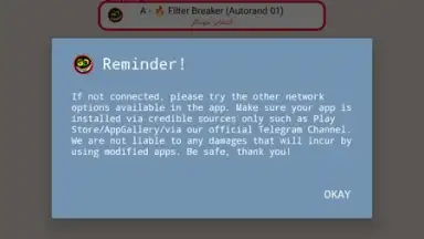 Capture d'écran de BD NET VPN 1