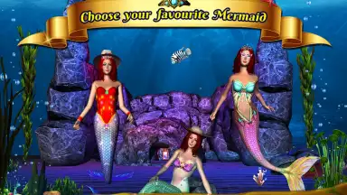 Capture d'écran de Cute Mermaid Simulator 3D 9