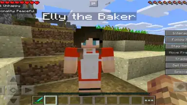 Capture d'écran de Minecraft Comes Alive PE Mod 1