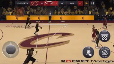 Capture d'écran de NBA LIVE Asia 3
