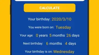 Capture d'écran de Age Calculator 3