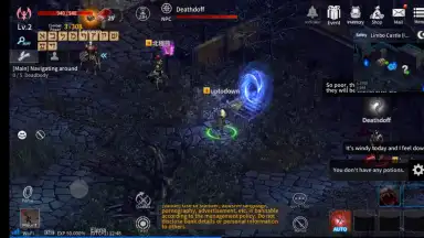 Capture d'écran de Dark Eden M on WEMIX 2