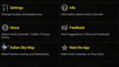 Capture d'écran de Hindu Calendar 4