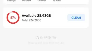 Capture d'écran de SHAREit Lite 9