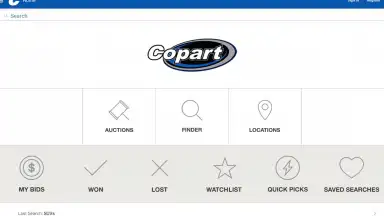 Capture d'écran de Copart 6