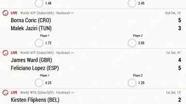 Capture d'écran de Bwin Sports 5