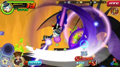 Capture d'écran de KINGDOM HEARTS Uχ Dark Road (JP) 3