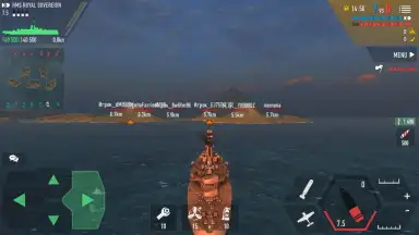 Capture d'écran de Battle of Warships 1