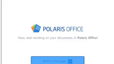 Capture d'écran de Polaris Office 7