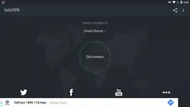 Capture d'écran de Solo VPN 5