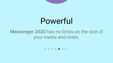 Capture d'écran de Messenger 2020 4
