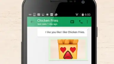 Capture d'écran de Chicken Fries Keyboard 1