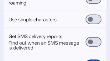 Capture d'écran de Google Messages 12