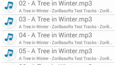 Capture d'écran de Music Folder Player Free 3