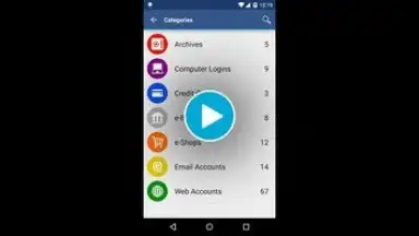 Capture d'écran de aWallet Password Manager 1
