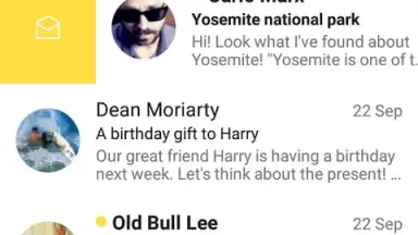 Capture d'écran de Yandex Mail 1