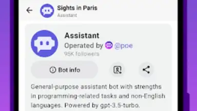 Capture d'écran de Poe - Fast AI Chat 11