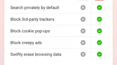 Capture d'écran de DuckDuckGo Private Browser 11