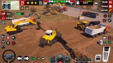 Capture d'écran de JCB Game Snow Excavator Games 2