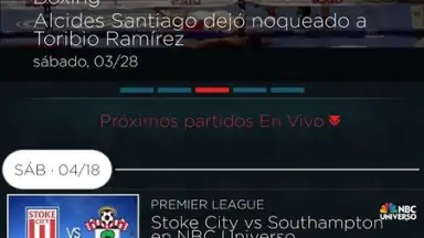 Capture d'écran de Telemundo Deportes 9