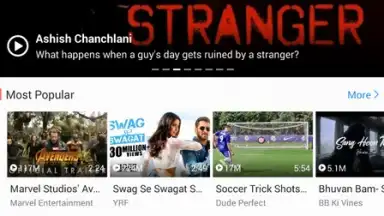 Capture d'écran de MX Player Beta 5