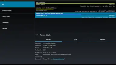 Capture d'écran de tTorrent Lite 2
