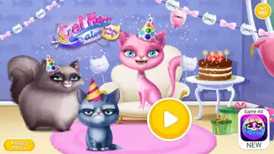 Capture d'écran de Cat Hair Salon Birthday Party 8