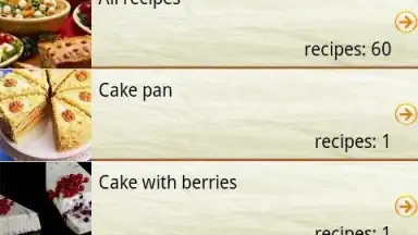 Capture d'écran de Cake recipes 4