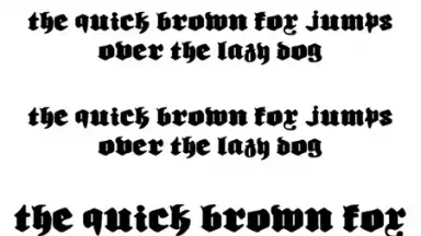 Capture d'écran de Gothic Fonts 50 5