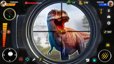 Capture d'écran de Wild Dino Hunting Jungle Games 2