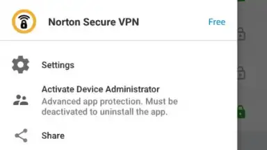 Capture d'écran de Norton App Lock 3