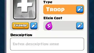 Capture d'écran de Card Creator for Clash Royale 2