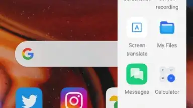 Capture d'écran de ColorOS Smart Sidebar 2