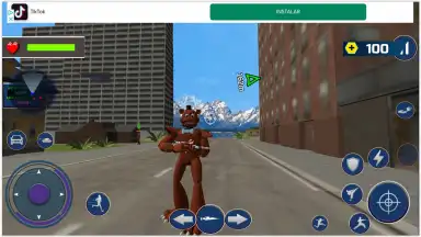 Capture d'écran de Bear Rope Hero Vice Town 7